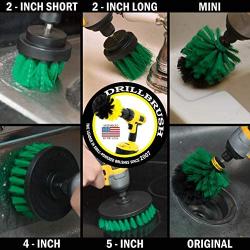 Cleaning Supplies - Kitchen Accessories - The Ultimate Kitchen Drill Brush Attachment Kit - Crock Pot - Cast Iron Skillet - Countertops - Cooktop - Oven - Sink - Backsplash - Trash Can - Flooring