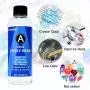16OZ Epoxy Resin - Crystal Clear Resin Kit for Jewelry DIY Art Crafts Cast Coating Wood,Easy Cast Resin Bonus with 4pcs Sticks,2pcs Graduated Cups, 2 Pairs Gloves,1 Instructions 16OZ Epoxy Resin - Crystal Clear Resin Kit for Jewelry DIY Art Crafts Cast Coating Wood,Easy Cast Resin Bonus with 4pcs Sticks,2pcs Graduated Cups, 2 Pairs Gloves,1 Instructions