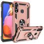 Galaxy A20S Case (Not Fit Galaxy A20/A20E) with HD Screen Protector, Gritup [Military Grade] 360 Degree Rotating Metal Ring Holder Kickstand Armor Bracket Cover Phone Case for Samsung A20S Rose Gold