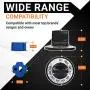 Ultra Durable KN002 RKE Universal Electric Range Knob Kit Replacement by Blue Stars - Exact Fit for Many Range/Oven Brands - Replaces AP5641247 MA-XP6 RK103