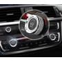 Xotic Tech 3pcs Silver Aluminum Metal Interior AC Climate Control Radio Volume Knob Ring Covers For BMW F20 F21 F22 F30 F31 F80 F32 F33 F36 F82 F83