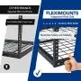 FLEXIMOUNTS 3x8 Overhead Garage Storage Rack Adjustable Ceiling Storage Rack Heavy Duty 96'' Length x 36'' Width x 40'' Height (Black)…