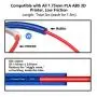 Aokin 2 Pcs Bowden PTFE Tubing (1.5 m/Pcs) for 1.75mm Filament with 4 Pcs PC4-M6 Fittings and 4 Pcs PC4-M10 Pneumatic Fittings for Creality Ender 3/3 Pro/5/CR-10/10S 3D Printer, etc. Aokin 2 Pcs Bowden PTFE Tubing (1.5 m/Pcs) for 1.75mm Filament with 4 Pcs PC4-M6 Fittings and 4 Pcs PC4-M10 Pneumatic Fittings for Creality Ender 3/3 Pro/5/CR-10/10S 3D Printer, etc.