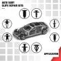 Guteauto 480Pcs Car Retainer Clips Kit Nylon Bumper 18 Most Popular Sizes Auto Fastener Rivet Clips - with Fastener Remover and Door Trim Panel Clips for GM Ford Toyota Honda Chrysler Guteauto 480Pcs Car Retainer Clips Kit Nylon Bumper 18 Most Popular Sizes Auto Fastener Rivet Clips - with Fastener Remover and Door Trim Panel Clips for GM Ford Toyota Honda Chrysler