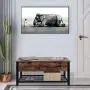 Industrial Storage Bench, Entryway Lift Top Shoe Storage Bench in Dining Room, Hallway, Living Room Metal Frame Industrial Storage Bench, Entryway Lift Top Shoe Storage Bench in Dining Room, Hallway, Living Room Metal Frame