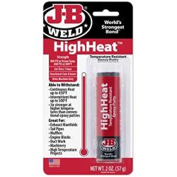 J-B Weld 8297 HighHeat 550 Degree Epoxy Putty Stick - 2 oz.