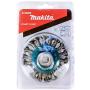 Makita 1 Piece - 4 Inch Knotted Twist Wire Wheel Brush for Grinders - Heavy-Duty Conditioning for Metal - 4'' x 5/8-Inch | 11 UNC