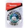 Makita 1 Piece - 4 Inch Knotted Twist Wire Wheel Brush for Grinders - Heavy-Duty Conditioning for Metal - 4'' x 5/8-Inch | 11 UNC Makita 1 Piece - 4 Inch Knotted Twist Wire Wheel Brush for Grinders - Heavy-Duty Conditioning for Metal - 4'' x 5/8-Inch | 11 UNC