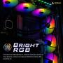 Antec 120mm Case Fan, RGB Case Fans, PC Fan, 4-PIN RGB, F12 Series