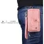 JAZ iPhone 8 / 7 Wallet Case - Zipper Purse Detachable Magnetic 14 Card Slots Wristlets Leather Wallet Case for Apple iPhone 8 / 7 / 6 / 6S