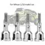 Dilwe RC Car Wheel Axle, 4pcs Metal Wheel Axle Shaft Accessory Parts for WLtoys 1/18 Model Car Dilwe RC Car Wheel Axle, 4pcs Metal Wheel Axle Shaft Accessory Parts for WLtoys 1/18 Model Car
