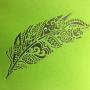Feather Leaf Metal Die Cuts, Cutting Dies Cut Stencils for DIY Scrapbooking Photo Album Decorative Embossing Paper Dies for Card Making Template