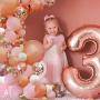 Rose Gold Balloon Garland Arch Kit, 152 Pieces Rose Gold Pink White and Gold Confetti Latex Balloons for Baby Shower Wedding Birthday Graduation Anniversary Bachelorette Party Background Decorations