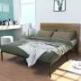 JAXPETY 14 Inch Queen Size Bed Frame Platform Metal Heavy Duty Mattress Foundation Box Spring Replacement w/Steel Base and Under-Bed Storage Bedroom, Black JAXPETY 14 Inch Queen Size Bed Frame Platform Metal Heavy Duty Mattress Foundation Box Spring Replacement w/Steel Base and Under-Bed Storage Bedroom, Black
