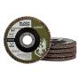 BHA Calcium Coated Flap Discs for Aluminum Type 27, 4.5'' x 7/8'' - 5 Pack (36 Grit)