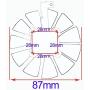 inRobert PLD09210S12HH Cooling Fan for ASUS Strix R9 390X 390 RX 480 RX 580 GTX 980 Ti 1060 1070 1080 Gaming Graphic Card (Fan-A(6pin))