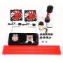 Liquid CPU Cooler kit DIY Heat Sink 240mm + Water Block CPU/GPU + Waterproof Pump + Cylindrical Water Tank + Double Fan LED Watercooling Water Cooling kit