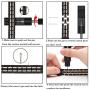 STIROLL Thin Replacement Band Compatible for Apple Watch 38mm 40mm 42mm 44mm, Stainless Steel Metal Wristband Women Men for iWatch SE Series 6/5/4/3/2/1 (Black+Rose Gold, 38mm/40mm)