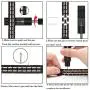 STIROLL Thin Replacement Band Compatible for Apple Watch 38mm 40mm 42mm 44mm, Stainless Steel Metal Wristband Women Men for iWatch SE Series 6/5/4/3/2/1 (Black+Rose Gold, 38mm/40mm)