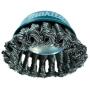 Makita 2 Pack - 3 Inch Knotted Wire Cup Brush For Grinders - Heavy-Duty Conditioning For Metal - 3'' x 5/8-Inch | 11 UNC | 0.020'' Thick Wire