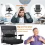 Big and Tall Office Chair 500lbs Wide Seat Desk Chair Ergonomic Computer Chair Task Rolling Swivel Chair with Lumbar Support Armrest Adjustable Mesh Chair for Adults Women, Black Big and Tall Office Chair 500lbs Wide Seat Desk Chair Ergonomic Computer Chair Task Rolling Swivel Chair with Lumbar Support Armrest Adjustable Mesh Chair for Adults Women, Black