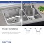 Elkay DSESR127221 Dayton Single Bowl Dual Mount Stainless Steel Sink