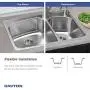 Elkay DSESR127221 Dayton Single Bowl Dual Mount Stainless Steel Sink Elkay DSESR127221 Dayton Single Bowl Dual Mount Stainless Steel Sink