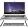 WALI Monitor Stand Riser for Computer, Laptop, Printer, Notebook and All Flat Screen Display with Vented Metal Platform and 4 inches Height Underneath Storage (STT001S), Silver WALI Monitor Stand Riser for Computer, Laptop, Printer, Notebook and All Flat Screen Display with Vented Metal Platform and 4 inches Height Underneath Storage (STT001S), Silver