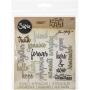 Sizzix, Multi Color, Thinlits Die Set 660225, Friendship Words Script by Tim Holtz, 16 Pack, One Size