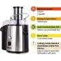 Mueller Austria Juicer Ultra 1100W Power, Easy Clean Extractor Press Centrifugal Juicing Machine, Wide 3'' Feed Chute for Whole Fruit Vegetable, Anti-drip, High Quality, Large, Silver Mueller Austria Juicer Ultra 1100W Power, Easy Clean Extractor Press Centrifugal Juicing Machine, Wide 3'' Feed Chute for Whole Fruit Vegetable, Anti-drip, High Quality, Large, Silver