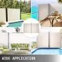 LOVSHARE Retractable Side Awning 236'' x 71'',Double Retractable Patio Screen Waterproof, Retractable Room Divider Creamy-White for Privacy, Garden, Outdoor, Patio and Terrace LOVSHARE Retractable Side Awning 236'' x 71'',Double Retractable Patio Screen Waterproof, Retractable Room Divider Creamy-White for Privacy, Garden, Outdoor, Patio and Terrace