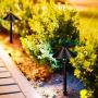 Outdoor Landscape Lighting Low Voltage Garden Landscape Lights Pathway Lights Yard Lights Driveway Lights, Aluminum Construction Waterproof 12V 3W 3000K Warm-Yellow Light（4-Pack）