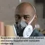 3M Half Facepiece Reusable Respirator 6300, Gases, Vapors, Dust, Paint, Cleaning, Grinding, Sawing, Sanding, Welding, Large 3M Half Facepiece Reusable Respirator 6300, Gases, Vapors, Dust, Paint, Cleaning, Grinding, Sawing, Sanding, Welding, Large