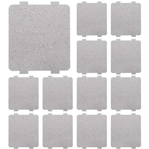 12 Pieces Waveguide Cover Universal Mica Plates Sheets for Microwave Oven Repairing Replacement Part Thick Heat Insulation Accessories, Cut to Size, 108 mm x 99 mm
