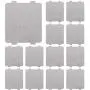 12 Pieces Waveguide Cover Universal Mica Plates Sheets for Microwave Oven Repairing Replacement Part Thick Heat Insulation Accessories, Cut to Size, 108 mm x 99 mm
