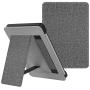 MoKo Case Fits Kindle Paperwhite (10th Generation, 2018 Releases), Lightweight PU Leather Cover Stand Shell with Hand Strap for Amazon Kindle Paperwhite 2018 E-Reader - Gray