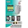 Defender Security Satin Nickel U 10827 Door Reinforcement Lock – Add Extra, High Security to your Home and Prevent Unauthorized Entry – 3” Stop, Aluminum Construction Finish Defender Security Satin Nickel U 10827 Door Reinforcement Lock – Add Extra, High Security to your Home and Prevent Unauthorized Entry – 3” Stop, Aluminum Construction Finish