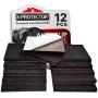 Non Slip Furniture Pads X-PROTECTOR – Premium 12 pcs 3” Furniture Pad! Best Furniture Grippers - SelfAdhesive Rubber Feet - Furniture Floor Protectors for Keep in Place Furniture & Furniture Stoppers