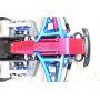 GPM for Traxxas E-Revo 2.0 VXL Brushless (86086-4) Upgrade Parts Aluminum Front Skid Plate - 2Pc Set Blue