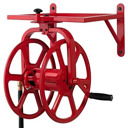 Liberty Garden 713 Revolution Multi-Directional Garden Hose Reel, Red Liberty Garden 713 Revolution Multi-Directional Garden Hose Reel, Red