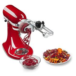 KitchenAid Spiralizer Plus Attachment with Peel, Core and Slice, Silver