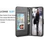 Tekcoo Wallet Case For iPhone 12 Mini / iPhone12 Mini (5.4 inch) 2020 Luxury ID Cash Credit Card Slots Holder Carrying Pouch Folio Flip PU Leather Cover [Detachable Magnetic Hard Case] Lanyard - Black
