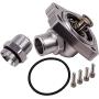 maXpeedingrods Metal Swivel Neck Thermostat Housing for Honda K-Series K20 K24 Accord RSX
