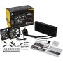 Corsair Hydro H100 x 240 mm Radiator Dual 120 mm PWM Fans Liquid CPU Cooler - Black