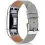 Meliya Leather Bands Compatible with Fitbit Charge 2 Bands for Women and Men, Adjustable Soft Leather Wristband with Metal Clasp for Fitbit Charge 2 (for 5.5''-8.1'' Wrists, Gray) Meliya Leather Bands Compatible with Fitbit Charge 2 Bands for Women and Men, Adjustable Soft Leather Wristband with Metal Clasp for Fitbit Charge 2 (for 5.5''-8.1'' Wrists, Gray)