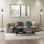 Henn&Hart Coffee Table, One Size, Black