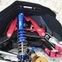 HONG YI-HAT Metal Front Suspension Bracket Shock Absorber Bracket Panhard Mount Suitable for 1/10 RC Crawler Axial SCX10 III AXI03007 Spare Parts (Color : Blue)