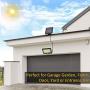 Solar Lights Outdoor Motion Sensor, 100LED Ultra Bright IP65 Waterproof Human Body Induction Solar Powered Wall Lamp, Adjustable 5 m/ 16.4 ft Cord Solar Panel Security Lights for Garden Garage
