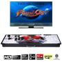 【2400 Games in 1】 Arcade Game Console Ultra Slim Metal Double Stick 2400 Classic Arcade 2 Players Pandoras Box 9S 1280X720 Full HD Video Game Console for Computer & Projector & TV