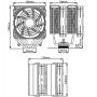 DEEPCOOL Neptwin RGB CPU Cooler 6 Heatpipes Twin-Tower Heatsinks Dual 120mm PWM RGB Fans Motherboard Control and Wired Controller Supported